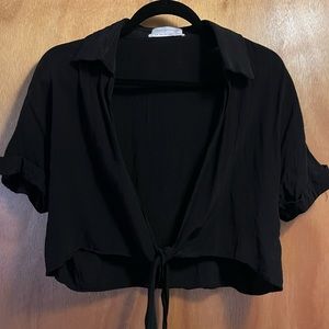 Urban Outfitters Tie up Blouse
